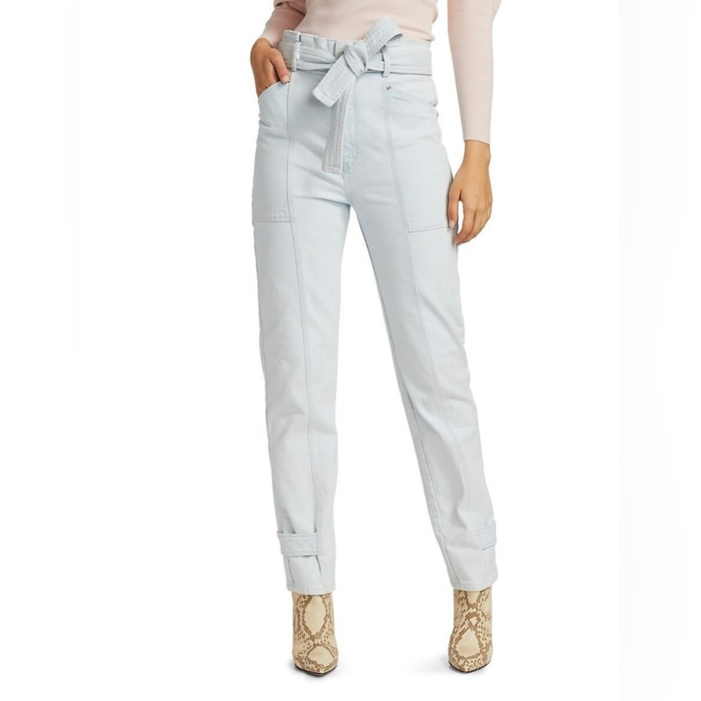 A.L.C. Pastel Blue Lake Paper Bag Pants Size 4